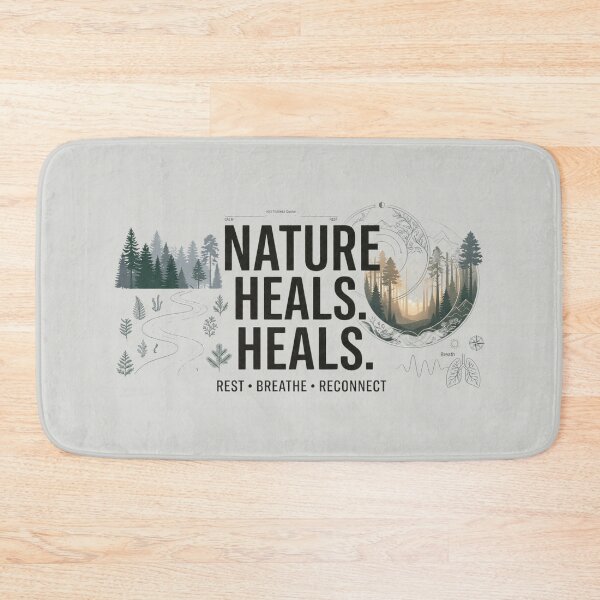 Item preview, Nature Heals | Forest Wellness designed and sold by Amr Darwish Graphic designer.