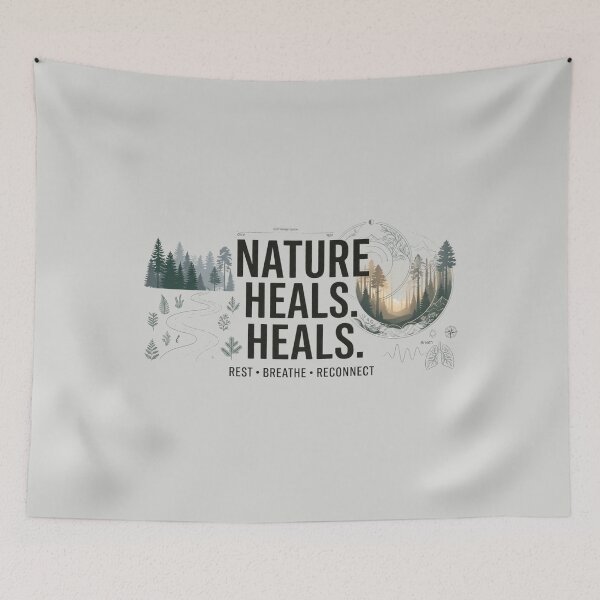 Item preview, Nature Heals | Forest Wellness designed and sold by Amr Darwish Graphic designer.