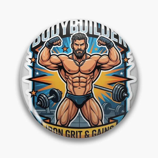 Item preview,  Bodybuilder Iron Grit And Gains Gym Fitness designed and sold by 7526820081.