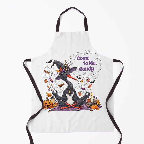 Item preview, Meditating Black Stork Witch Come to Me Candy Halloween Design designed and sold by Buli89.