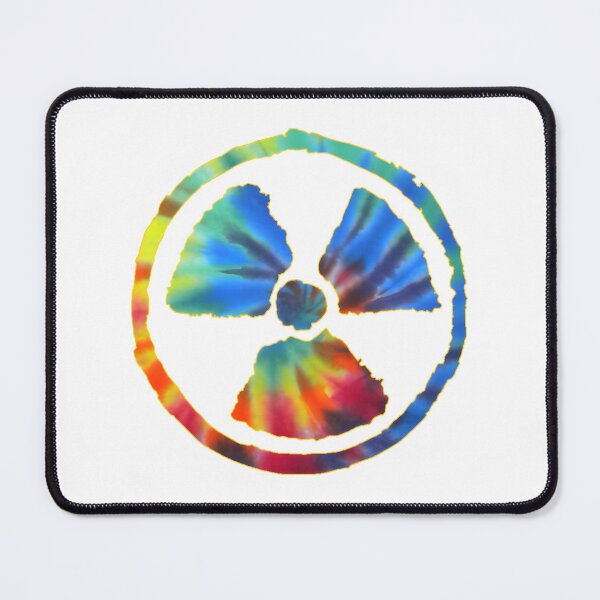 Item preview, Retro Tie-Dye Radioactive Warning Sign - Colorful Nuclear Hazard Caution Symbol | ⭐⭐⭐⭐⭐ designed and sold by hitmanbk.