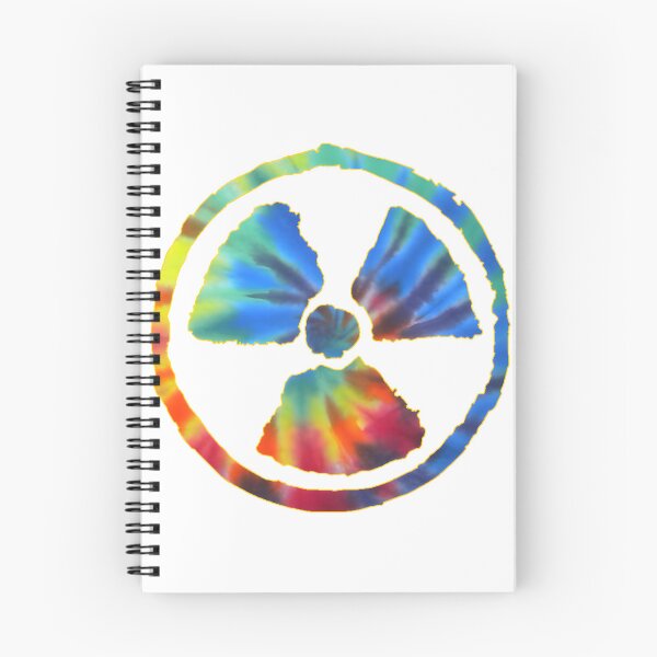 Item preview, Retro Tie-Dye Radioactive Warning Sign - Colorful Nuclear Hazard Caution Symbol | ⭐⭐⭐⭐⭐ designed and sold by hitmanbk.