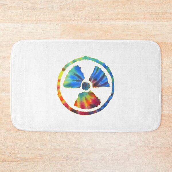 Item preview, Retro Tie-Dye Radioactive Warning Sign - Colorful Nuclear Hazard Caution Symbol | ⭐⭐⭐⭐⭐ designed and sold by hitmanbk.