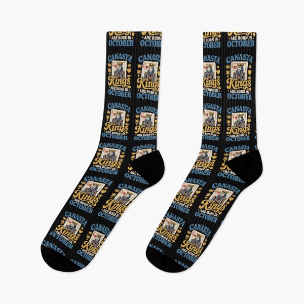 Item preview, CANASTA Kings ARE BORN IN October  designed and sold by jkrphoto.