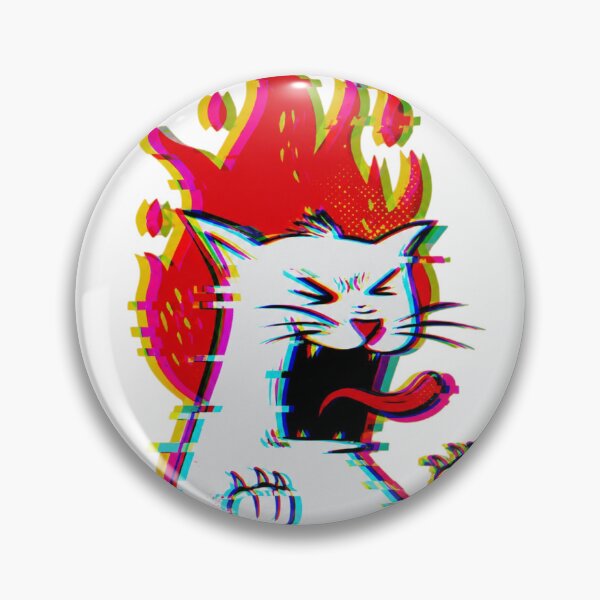 Item preview, Glitch Flame Cat designed and sold by EgoSovereign.