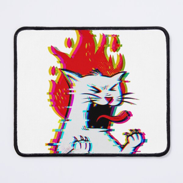 Item preview, Glitch Flame Cat designed and sold by EgoSovereign.