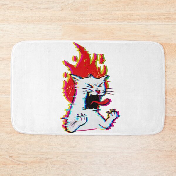 Item preview, Glitch Flame Cat designed and sold by EgoSovereign.