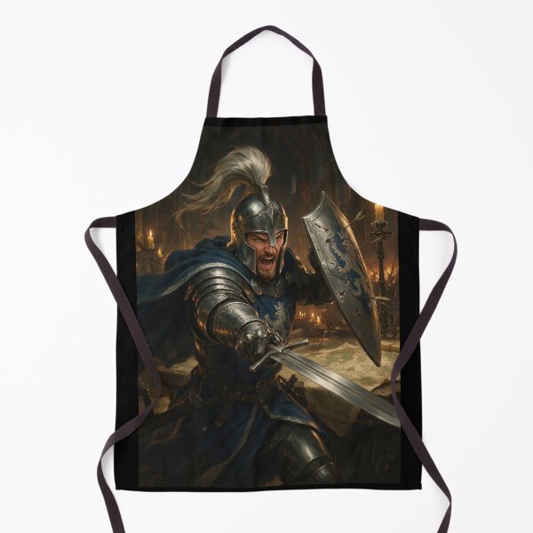 Item preview, Battle Knight Shouting Over the War Table designed and sold by Lineer22.