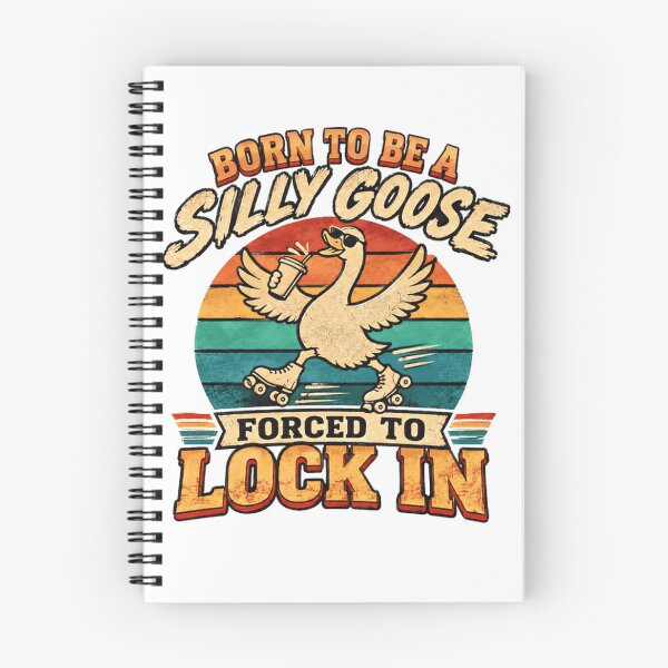 Item preview, Born To Be A Silly Goose Forced To Lock In Roller Skating Funny Quote designed and sold by HumansStuck12.
