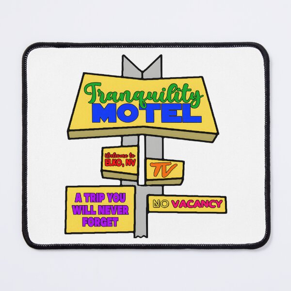 Item preview, Tranquility Motel Elko Nevada Vintage Road Trip Aesthetic Retro Travel Souvenir | Limited Edition designed and sold by hitmanbk.