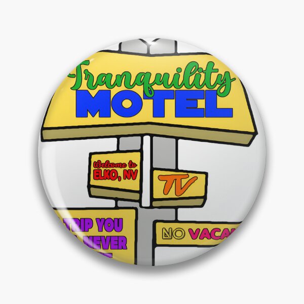 Item preview, Tranquility Motel Elko Nevada Vintage Road Trip Aesthetic Retro Travel Souvenir | Limited Edition designed and sold by hitmanbk.