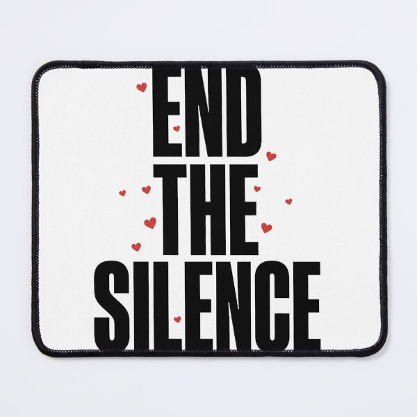 Item preview, End the Silence – Mental Health Awareness Typography Design designed and sold by @SHINTOSARTSTORE.
