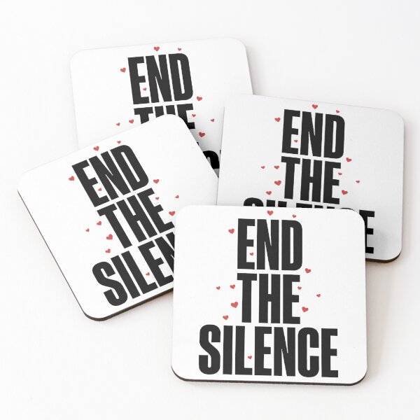 Item preview, End the Silence – Mental Health Awareness Typography Design designed and sold by @SHINTOSARTSTORE.