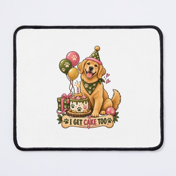 Item preview, I Get Cake Too Funny Dog Birthday Party Design designed and sold by Rod & Retriever.