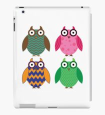 Popige Eulen iPad-Hülle & Klebefolie