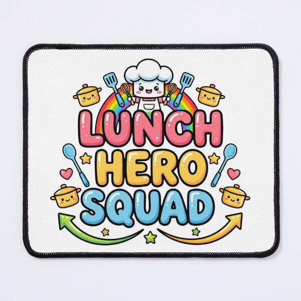 Item preview, cafeteria hero squad funny school lunch staff designed and sold by ArtDesignTp.