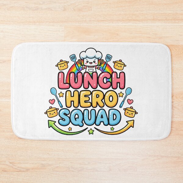 Item preview, cafeteria hero squad funny school lunch staff designed and sold by ArtDesignTp.