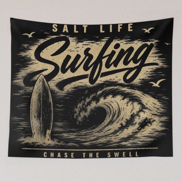 Item preview, Salt Life Surfing Vintage Distressed Shirt | Retro Surf Design designed and sold by MOCH- ART.