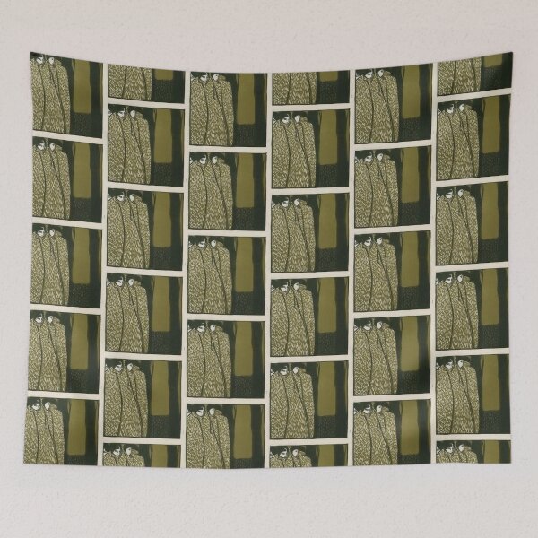 Item preview, Vintage woodblock print November designed and sold by stevepaint.