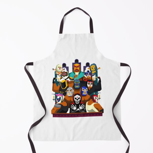 Item preview, Luchadores Mexican Wrestling Art | Retro Masked Fighter Design | ⭐⭐⭐⭐⭐ Best Seller designed and sold by Contrarium.