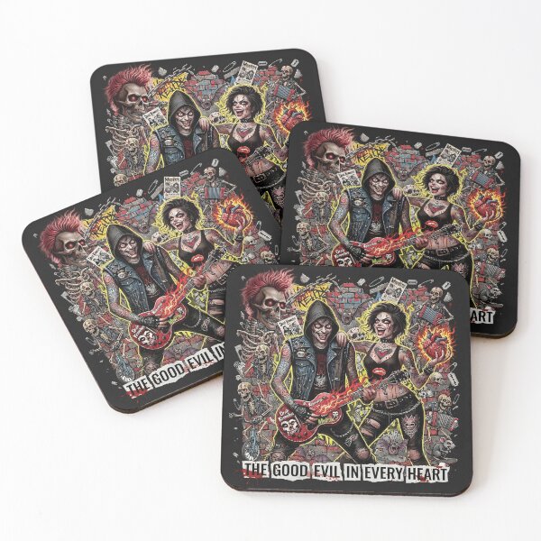 Item preview, Punk Rockers With Burning Guitar designed and sold by Voodoo Store Paranormal Collections.