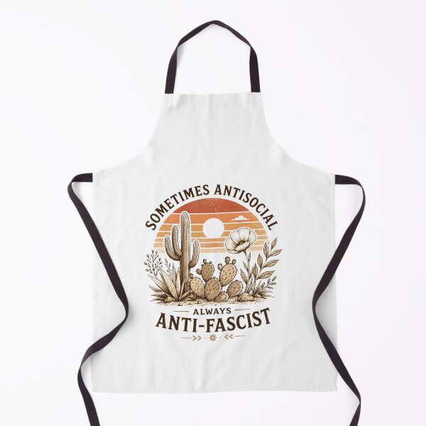 Item preview, Sometimes Antisocial Always Anti-Fascist Political Activist Introvert Quote designed and sold by HumansStuck12.
