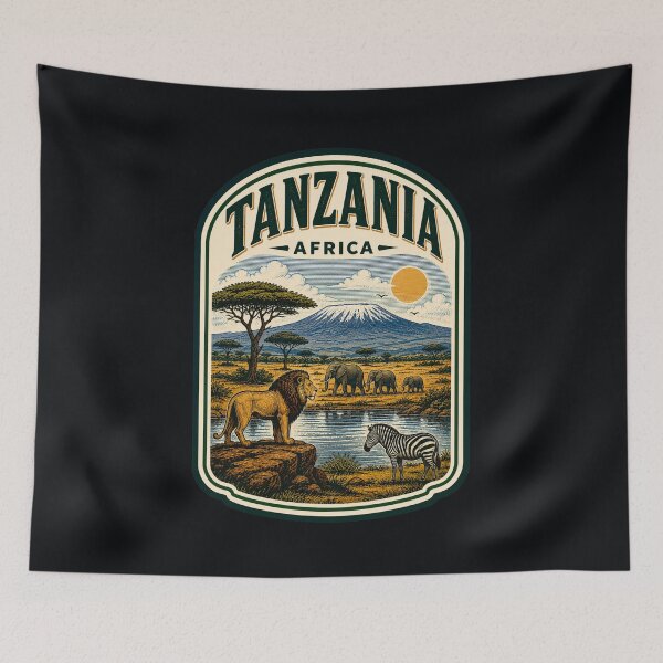 Item preview, Tanzania - Africa designed and sold by GoodOldVintage.