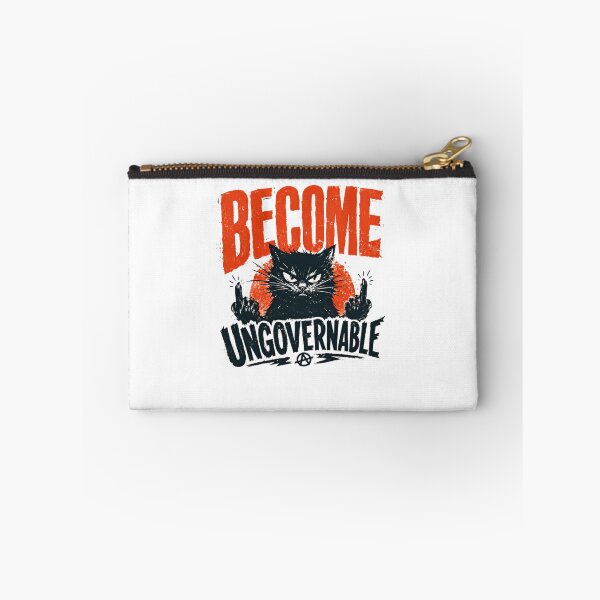 Item preview, Become Ungovernable Cat Anarchy Freedom designed and sold by HumansStuck12.