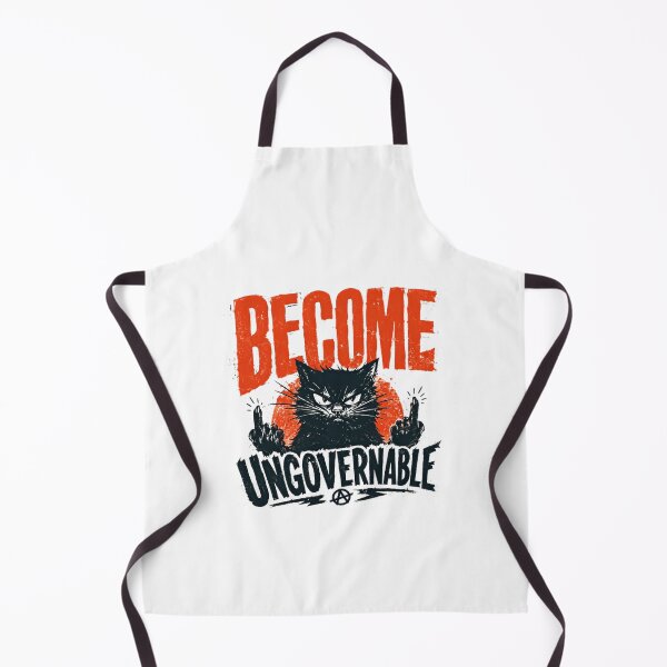 Item preview, Become Ungovernable Cat Anarchy Freedom designed and sold by HumansStuck12.