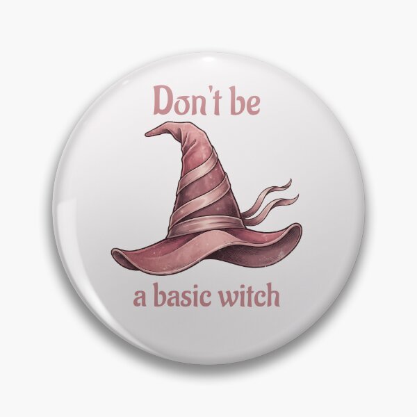 Item preview, Pinkoween Don't Be A Basic Witch Pastel Hat designed and sold by MythicCotton.