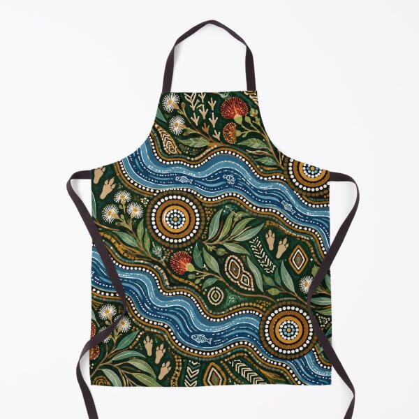 Item preview, Gumbaynggirr Country River, Australia’s Inspired Pattern designed and sold by Myra365Art.