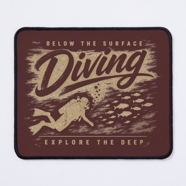 Item preview, Below The Surface Diving Vintage Distressed Shirt | Retro Scuba Design designed and sold by MOCH- ART.