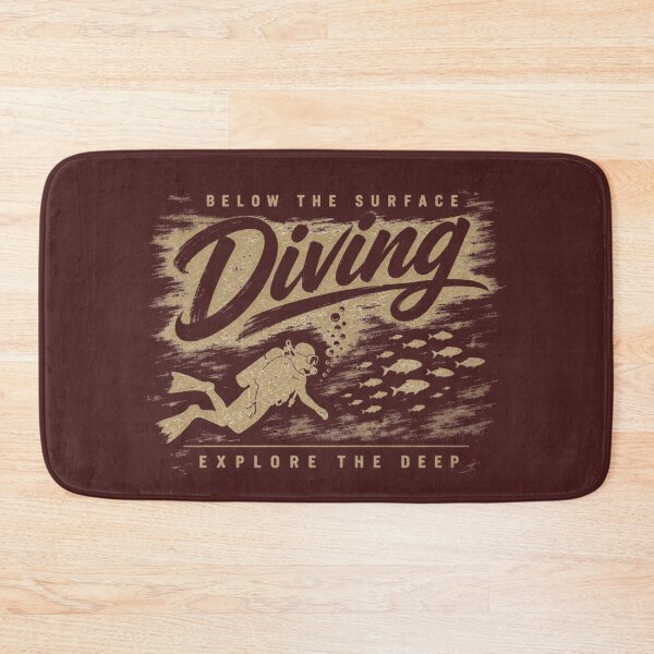 Item preview, Below The Surface Diving Vintage Distressed Shirt | Retro Scuba Design designed and sold by MOCH- ART.