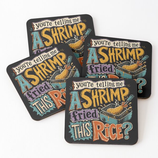 Item preview, You're Telling Me A Shrimp Fried This Rice? Funny Food Pun Fried Rice Humor designed and sold by RetroMini2026.