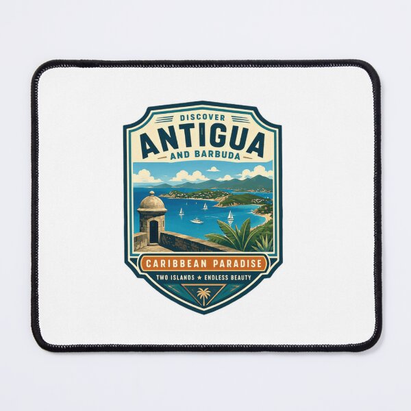 Item preview, Discover Antigua And Barbuda Caribbean Paradise Two Islands Endless Beauty Tropical Travel Souvenir designed and sold by Simsimah26Parks.
