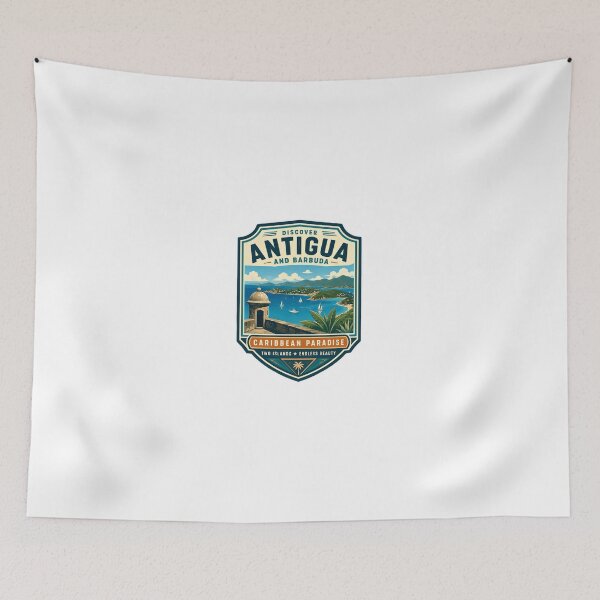 Item preview, Discover Antigua And Barbuda Caribbean Paradise Two Islands Endless Beauty Tropical Travel Souvenir designed and sold by Simsimah26Parks.