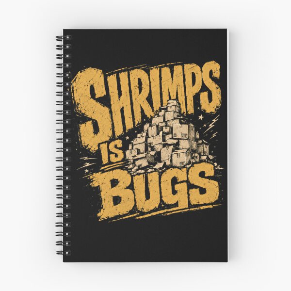 Item preview, Shrimps Is Bugs Funny Food Meme Hater Saying designed and sold by RetroMini2026.