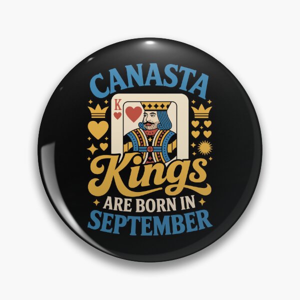 Item preview, CANASTA Kings ARE BORN IN September designed and sold by jkrphoto.