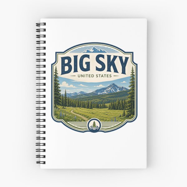 Item preview, Big Sky United States Mountain Landscape Travel Outdoors designed and sold by Star3NowForMe.