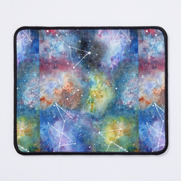 Item preview, Blue Galaxy Watercolour Print, Celestial Wall Art | The Sky Has Its Own Rivers designed and sold by ArithraStudio.