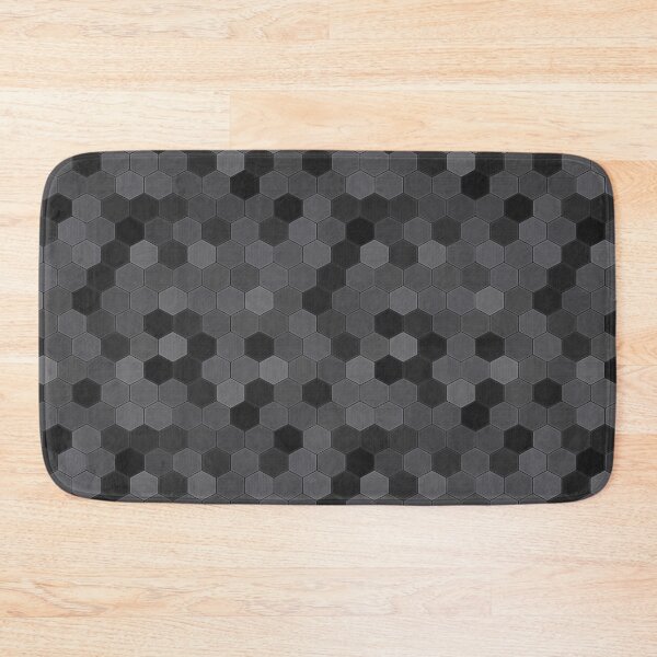 Item preview, Dark Grey Hexagon Honeycomb Geometric Pattern designed and sold by Zaya_art.