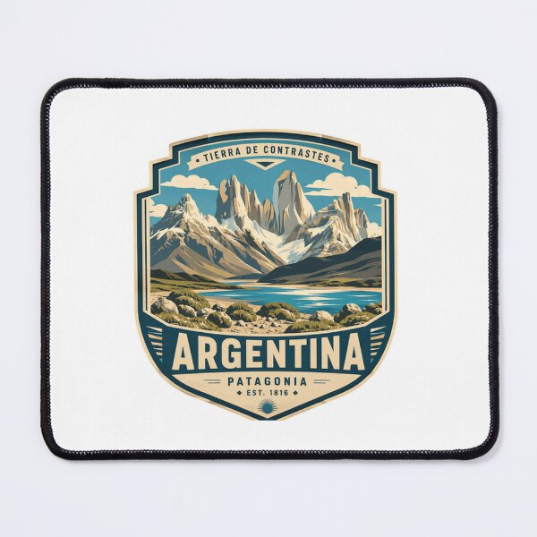 Item preview, Tierra De Contrastes Argentina Patagonia Est. 1816 Travel Mountain Souvenir Explorer designed and sold by Simsimah26Parks.
