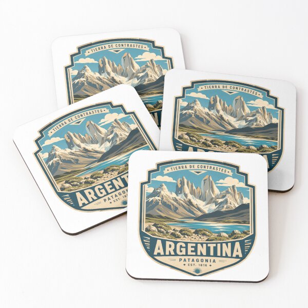 Item preview, Tierra De Contrastes Argentina Patagonia Est. 1816 Travel Mountain Souvenir Explorer designed and sold by Simsimah26Parks.