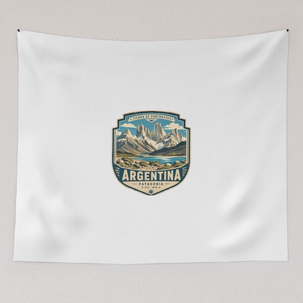 Item preview, Tierra De Contrastes Argentina Patagonia Est. 1816 Travel Mountain Souvenir Explorer designed and sold by Simsimah26Parks.