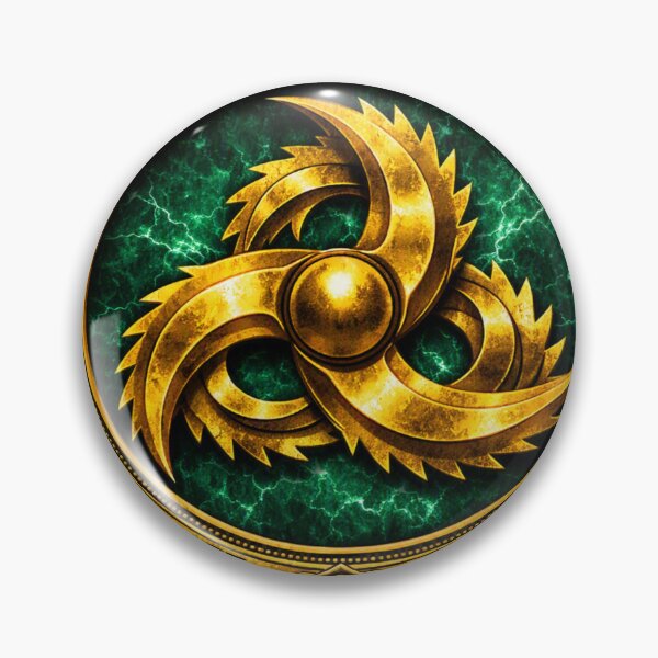 Item preview, Golden Celtic Triskelion Emblem designed and sold by Warrior’s Path.