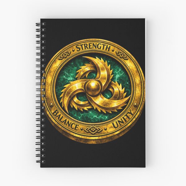 Item preview, Golden Celtic Triskelion Emblem designed and sold by Warrior’s Path.