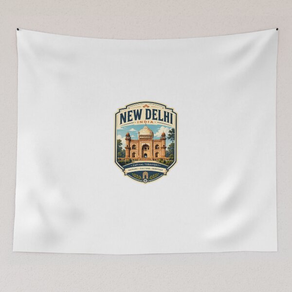Item preview, New Delhi India Capital Territory History Culture Heritage Indian Travel Souvenir designed and sold by Star3NowForMe.