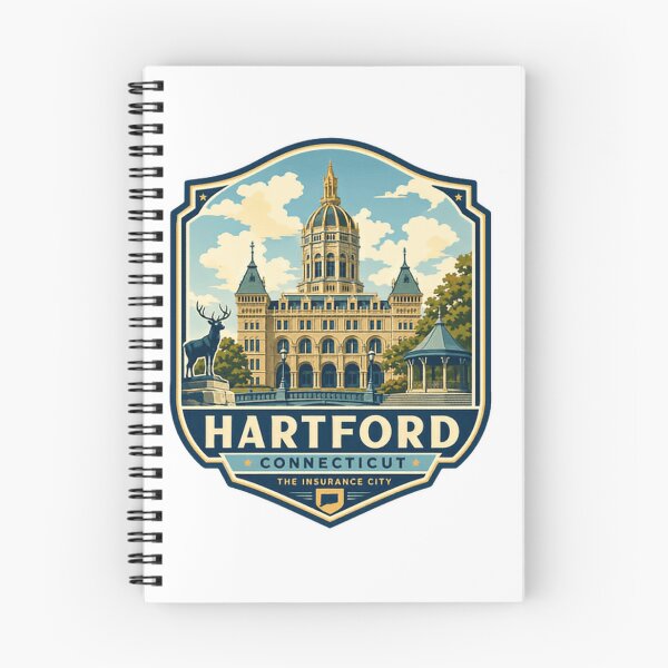 Item preview, Hartford Connecticut The Insurance City State Capitol Building New England Travel Resident Visitor designed and sold by Simsimah26Parks.