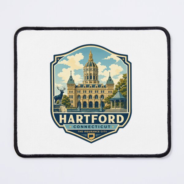 Item preview, Hartford Connecticut The Insurance City State Capitol Building New England Travel Resident Visitor designed and sold by Simsimah26Parks.