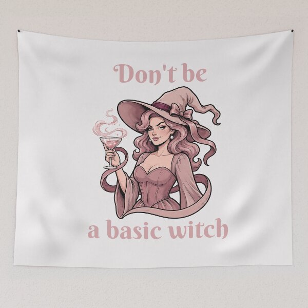 Item preview, Sassy Pinkoween Don't Be A Basic Witch Cocktail designed and sold by MythicCotton.